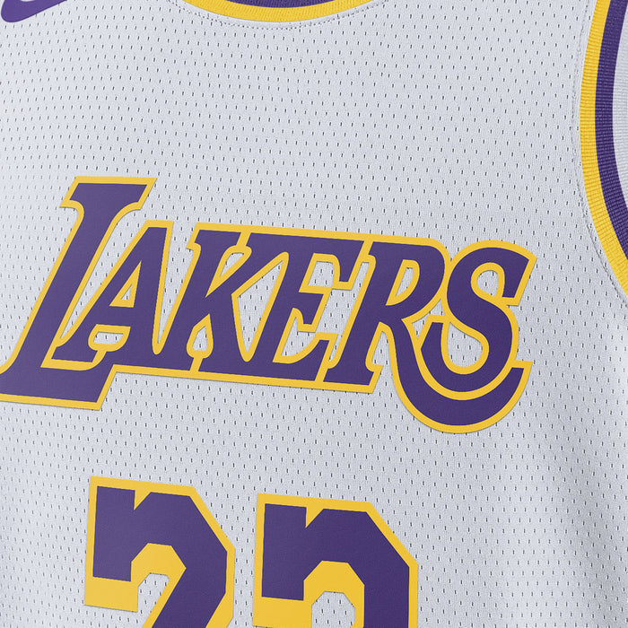 LeBron James Los Angeles Lakers 2022/23 Association Edition Dri Fit Mens Jersey (White)