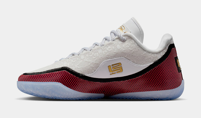 LeBron XXIII Grand Opening Mens Basketball Shoes (White/Metallic Gold/University Red/Black)
