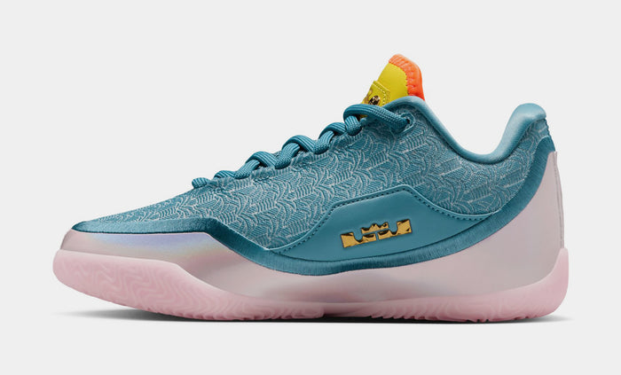 LeBron XXIII Miami Twice Grade School Basketball Shoes (Smokey Blue/Multi Color/Lightening)