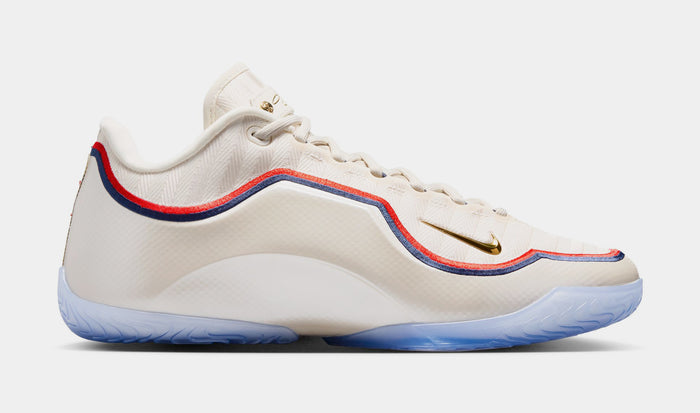 LeBron XXIII Old Glory Mens Basketball Shoes (Pale Ivory/Metallic Gold/University Red)