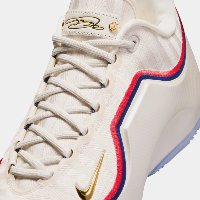 LeBron XXIII Old Glory Mens Basketball Shoes (Pale Ivory/Metallic Gold/University Red)