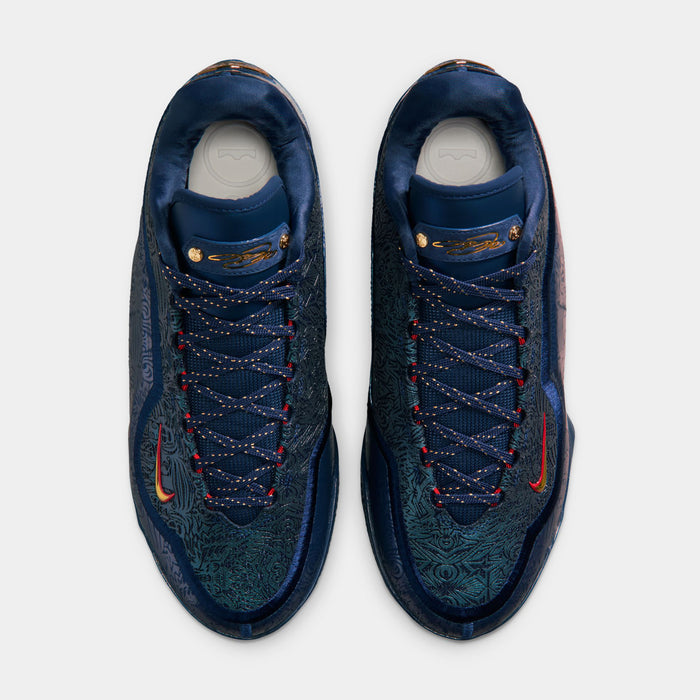 LeBron XXIII Out For Redemption Mens Basketball Shoes (Midnight Navy/Metallic Gold)