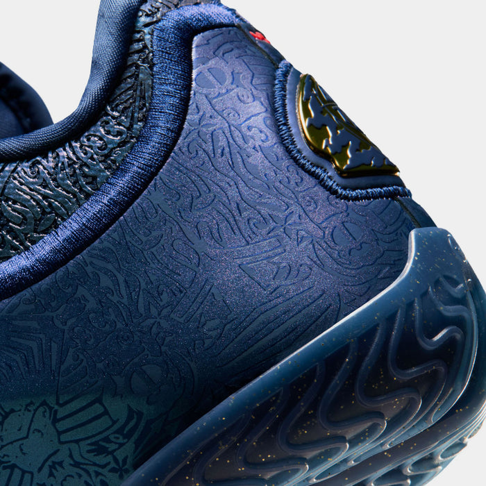 LeBron XXIII Out For Redemption Mens Basketball Shoes (Midnight Navy/Metallic Gold)