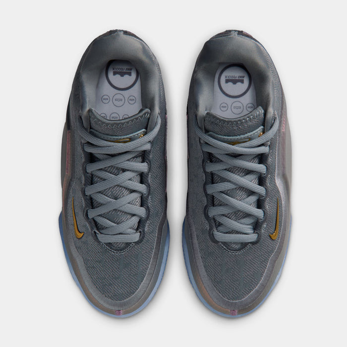 Lebron XXIII Shut Up And Dribble Grade School Basketball Shoes (Cool Grey/Black/Metallic Silver)