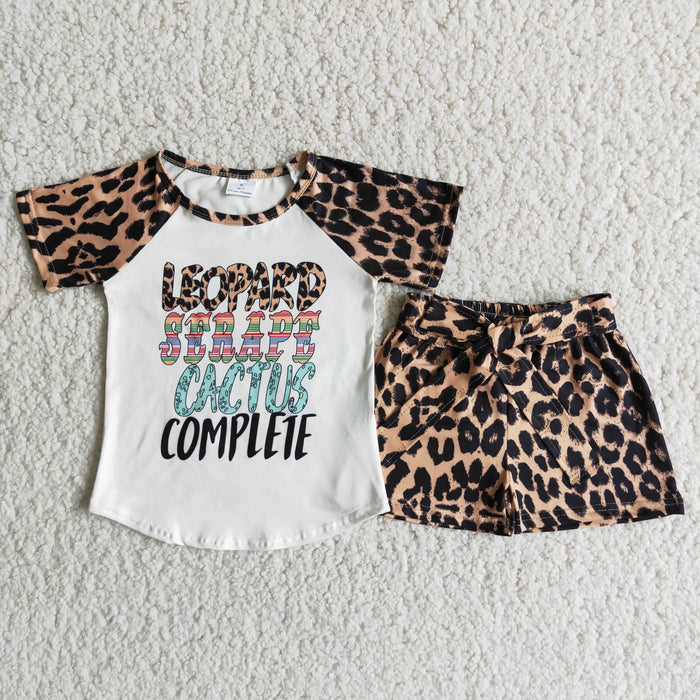 Leopard Print Girls summer outfits C10-2