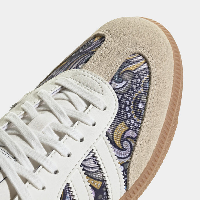 Liberty Samba OG Grade School Lifestyle Shoes (Core White/Orchid Fusion/Gum)