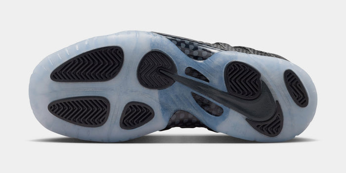 Little Posite One Carbon Fiber Grade School Basketball Shoes (Black/Black/Dark Smoke Grey)