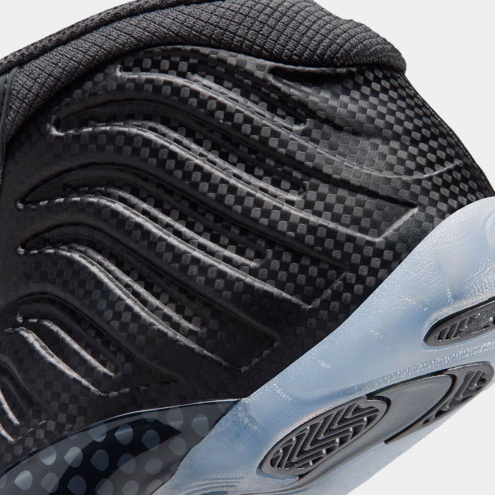 Little Posite One Carbon Fiber Grade School Basketball Shoes (Black/Black/Dark Smoke Grey)