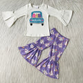 Long sleeve bell bottom pants bunny outfits