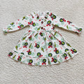Long sleeve Christmas knee length gown