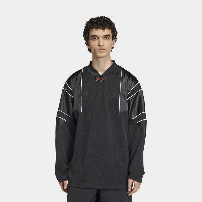 Long Sleeve Mens Jersey (Black)