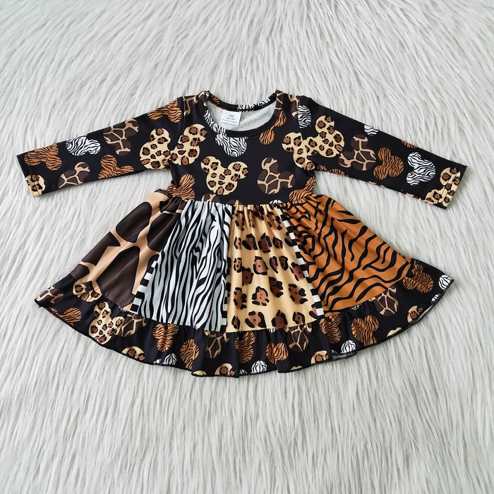 Long sleeve twirl dress      6 B11-37