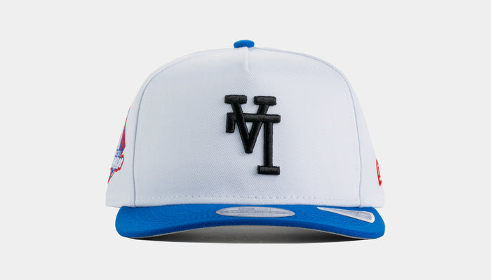 Los Angeles Dodgers 950AF Curve Snapback Mens Hat (White/Blue)