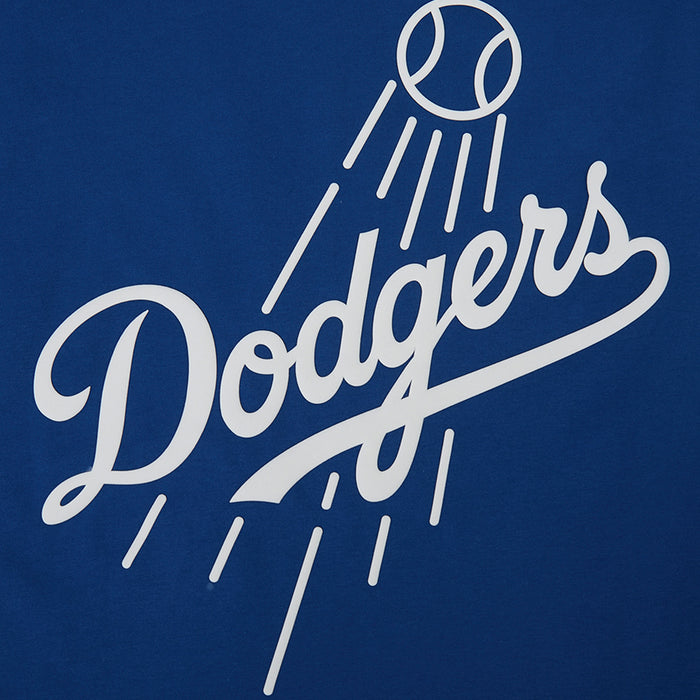 Los Angeles Dodgers All Pro Woodmark Drop Shoulder Mens Short Sleeve Shirt (Blue/White)