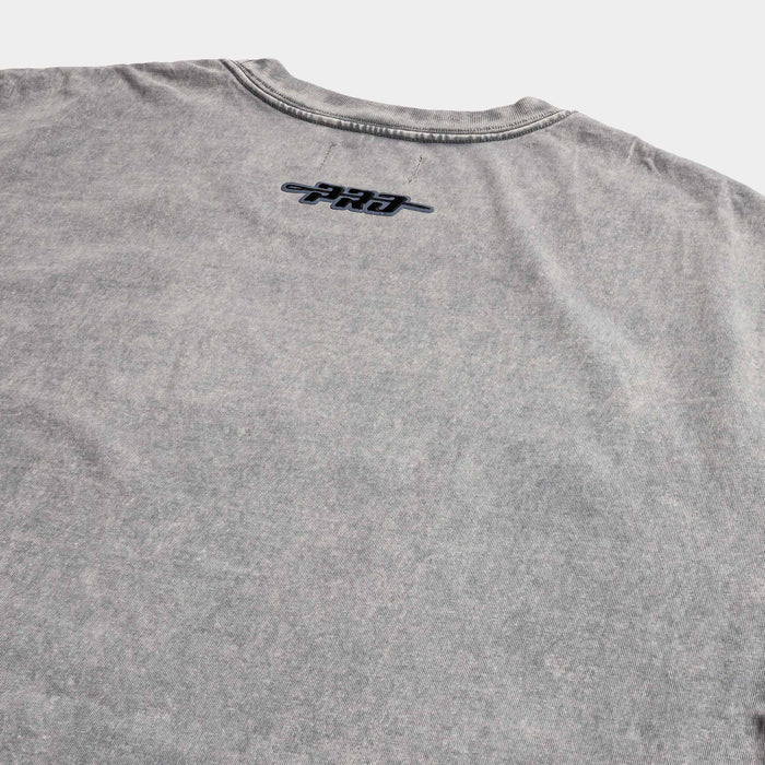 Los Angeles Dodgers First Team Drop Shoulder Mens Short Sleeve Shirt (Grey/Blue)