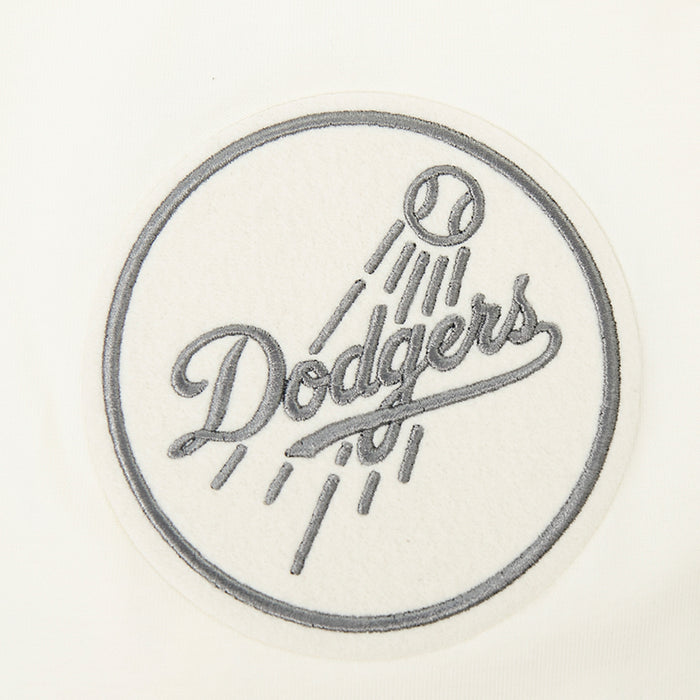 Los Angeles Dodgers Street Team Drop Shoulder Mens Short Sleeve Shirt (Beige/Grey)