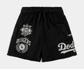 Los Angeles Dodgers Street Team Fleece Mens Shorts (Black/Grey)