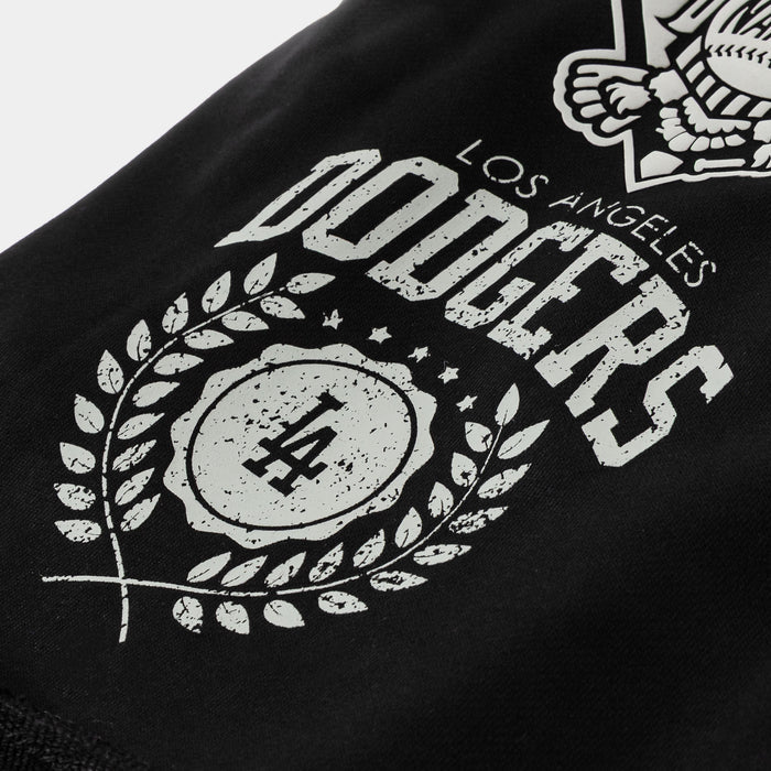 Los Angeles Dodgers Street Team Fleece Mens Shorts (Black/Grey)