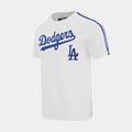 Los Angeles Dodgers Ultras Taping Mens Short Sleeve Shirt (White/Blue)