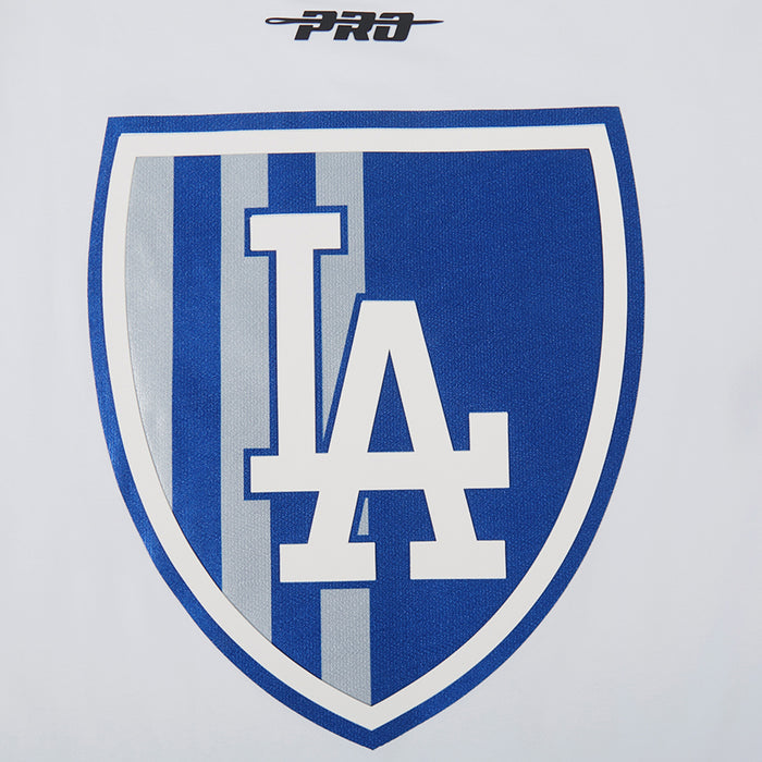 Los Angeles Dodgers Ultras Taping Mens Short Sleeve Shirt (White/Blue)