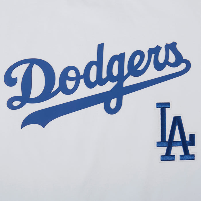 Los Angeles Dodgers Ultras Taping Mens Short Sleeve Shirt (White/Blue)