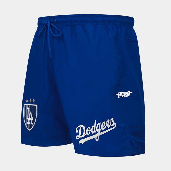 Los Angeles Dodgers Ultras Woven Mens Shorts (Blue/White)