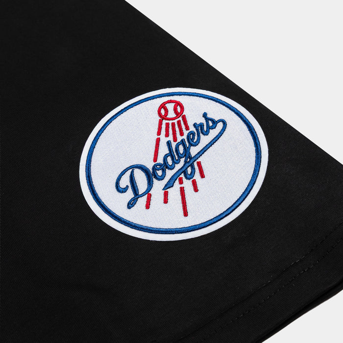 Los Angeles Dodgers Wingspan Drop Shoulder Mens Short Sleeve Shirt (Black)