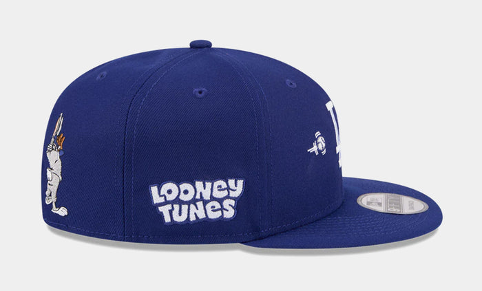 Los Angeles Dodgers x Looney Tunes Bugs 9Fifty Snapback Mens Hat (Navy/White)