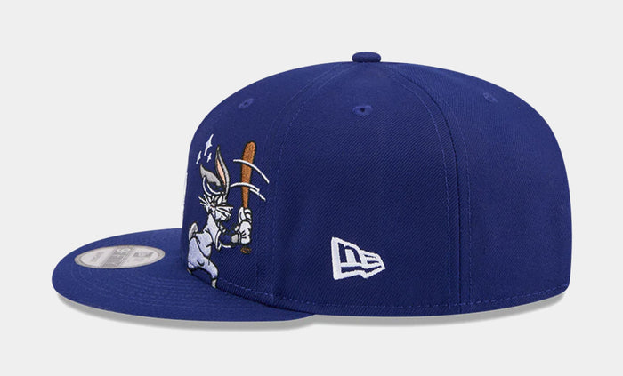 Los Angeles Dodgers x Looney Tunes Bugs 9Fifty Snapback Mens Hat (Navy/White)