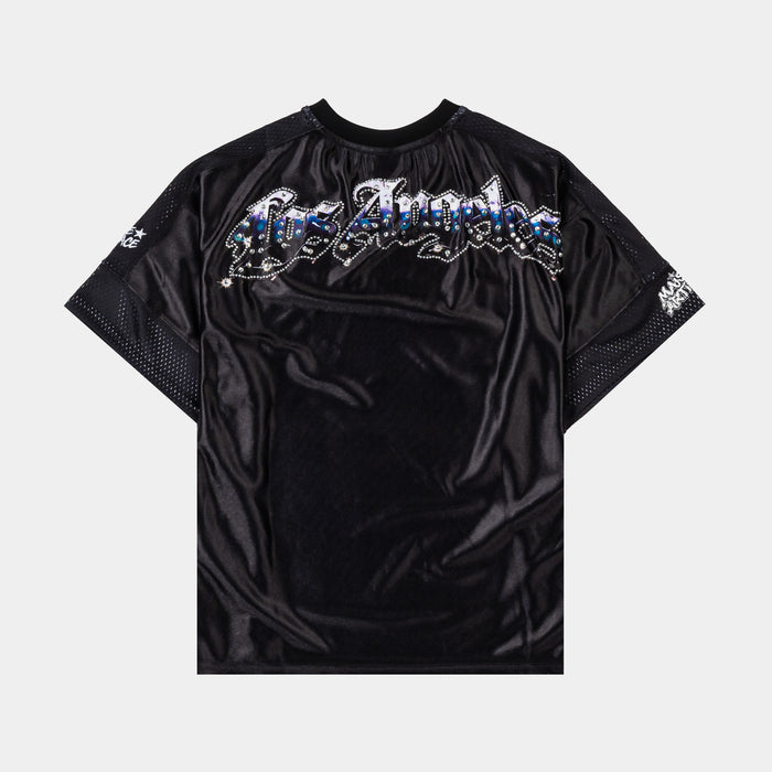 Los Angeles Exclusive Mesh Mens Jersey (Black/Blue)