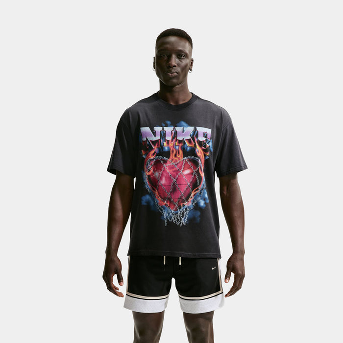 Love The Game Graphic Mens Short Sleeve Shirt (Black)