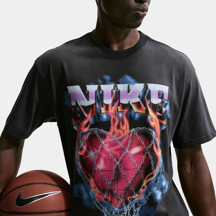 Love The Game Graphic Mens Short Sleeve Shirt (Black)