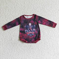 LR0078 Film Characters Print Baby Halloween Romper