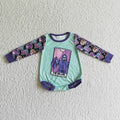 LR0089 THE CALLER Baby Girls Halloween Romper