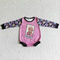 LR0090 THE PUMPKIN Baby Girls Halloween Romper