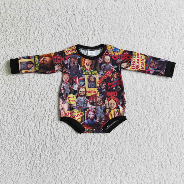 LR0106 CHUCKY Doll Baby Halloween Romper