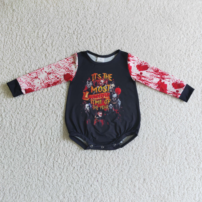 LR0157 IT'S THE MOST Film Characters Baby Girls Halloween Romper