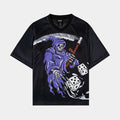 Luck #7 Mesh Mens Jersey (Black/Purple)