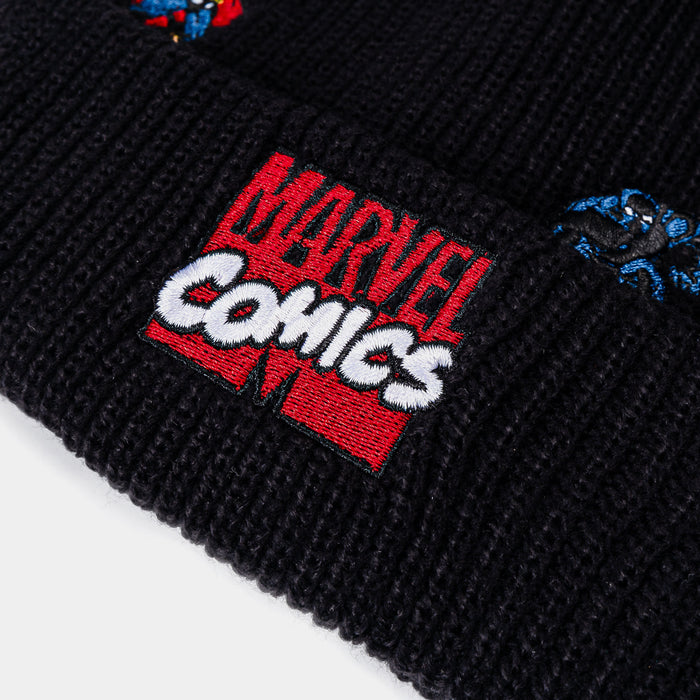 Marvel By Shoe Palace Heroes Beanie Mens Hat (Black/Red)