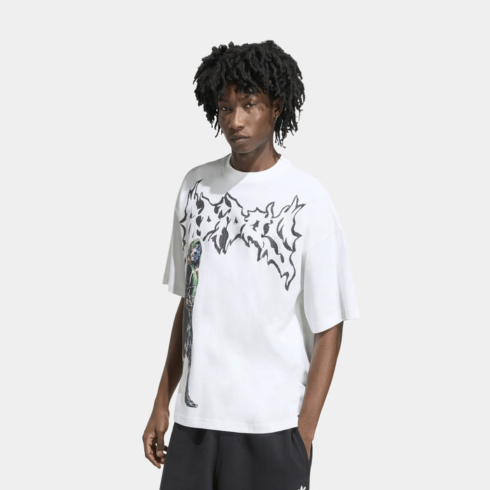 Marvel Doom Graphic Mens Short Sleeve Shirt (White)