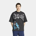 Marvel Venom Graphic Mens Short Sleeve Shirt (Black/Blue)