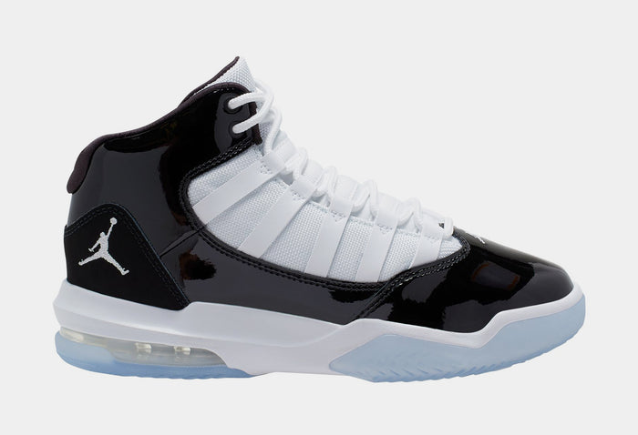 Max Aura Black White Grade School Lifestyle Shoes (Black/White)