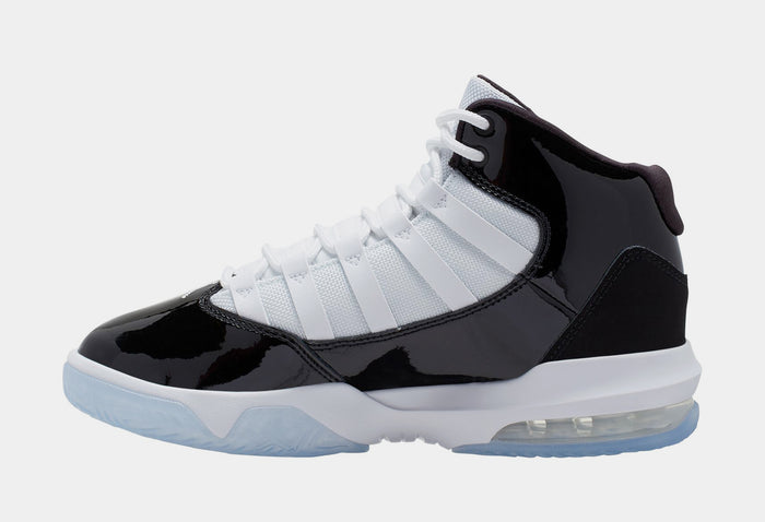 Max Aura Black White Grade School Lifestyle Shoes (Black/White)