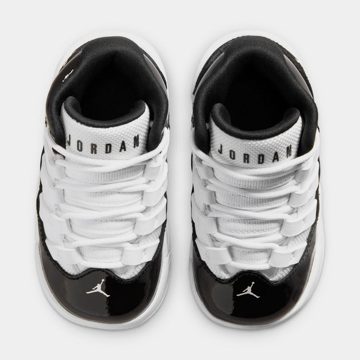 Max Aura Black White Infant Toddler Lifestyle Shoes (Black/White)