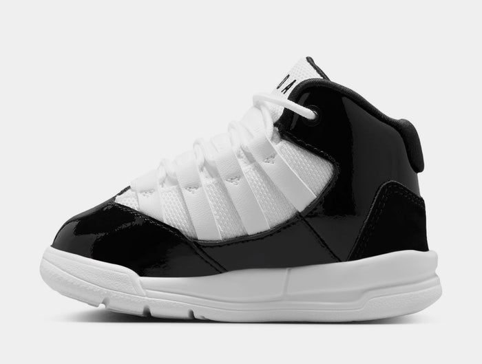 Max Aura Black White Infant Toddler Lifestyle Shoes (Black/White)