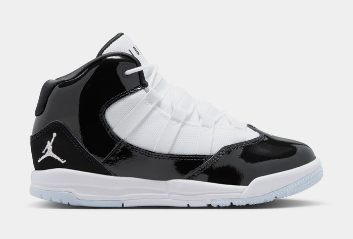 Max Aura Black White Preschool Lifestyle Shoes (Black/White)
