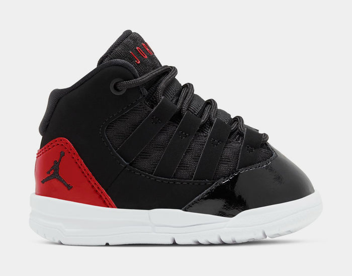Jordan Max Aura Infant Toddler Lifestyle Shoes (Black/Gym Red/White)