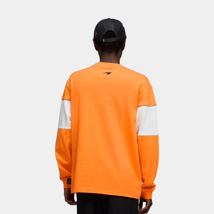 McLaren Racing Mens Long Sleeve Shirt (Papaya)