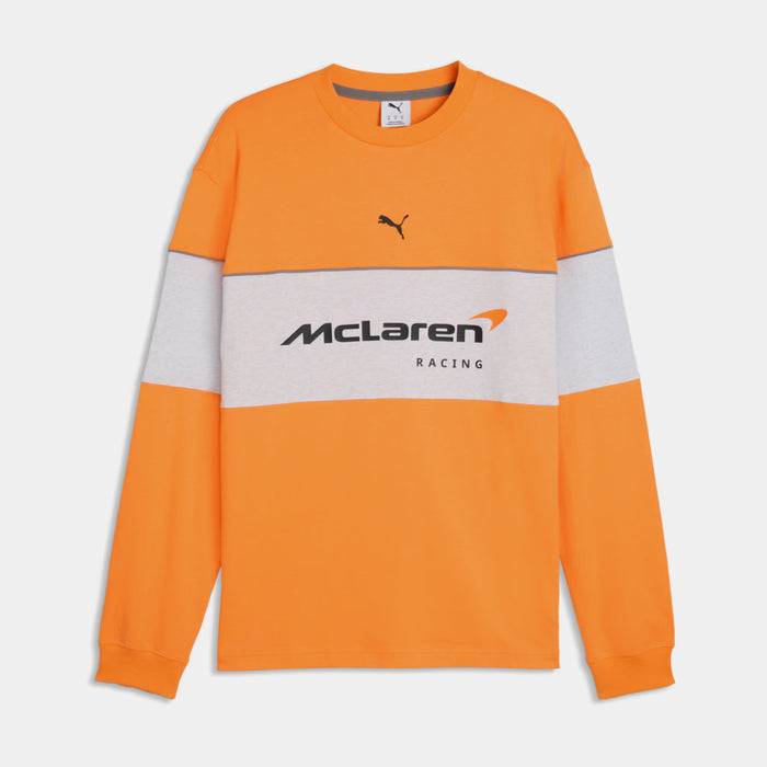 McLaren Racing Mens Long Sleeve Shirt (Papaya)