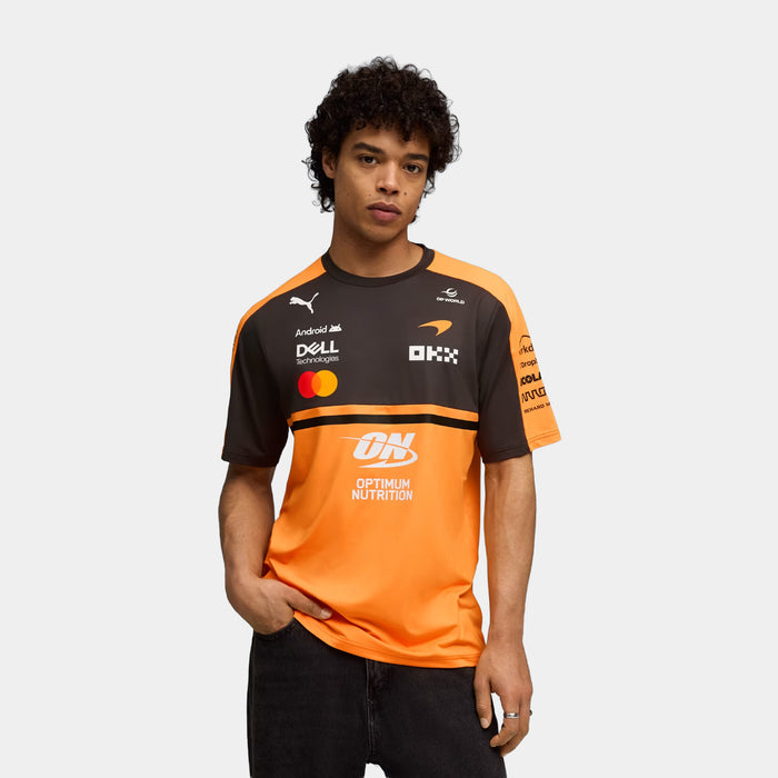 McLaren Racing Replica Mens Short Sleeve Shirt (Papaya)